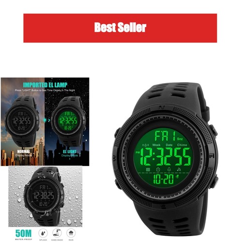 Montre numérique homme sport - montre,