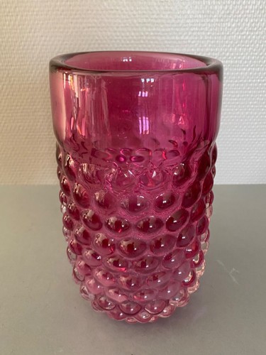 Superbe vase verre lenti - en,