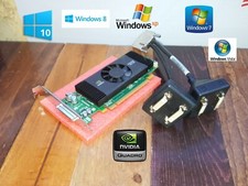 HP Compaq Elite 8100 8200 8300 CMT NVIDIA Quadro Quad 4 DVI Video Graphics Card 