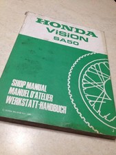 Manuel  technique atelier Honda SA50 J Vision Scooter SA 50 ed. 88 shop manual