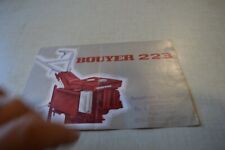 Prospectus brochure flyer Motoculteur BOUYER  223