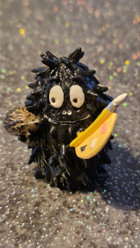 Figurine barbouille peintre - barbouille,