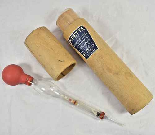 Ancienne pipette geco - ancienne,