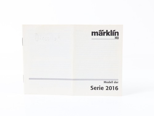 Märklin description - märklin, h0