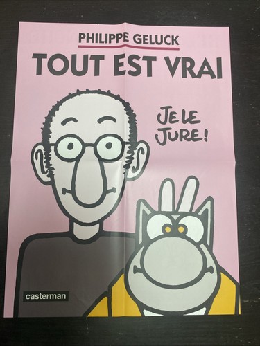 Affiche philippe geluck - philippe,
