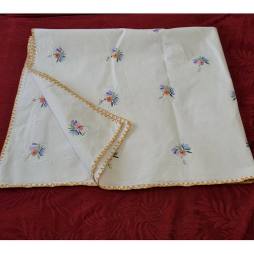 Ancienne nappe brodée - ancienne,