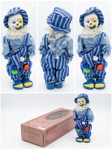Poupée clown porcelaine - en,