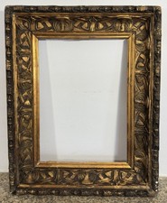 Cadre ancien 4P 4F sculpté