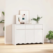 Bois de pin massif Buffet de Rangement Mobilier en Chêne Moderne vidaXL vidaXL