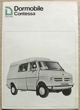 BEDFORD CF DORMOBILE CONTESSA Caravan Sales Brochure c1970 #B1333/127-30M
