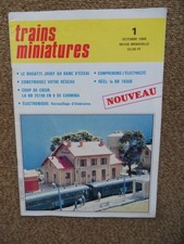 607 Trains miniatures n°1 de octobre 1986