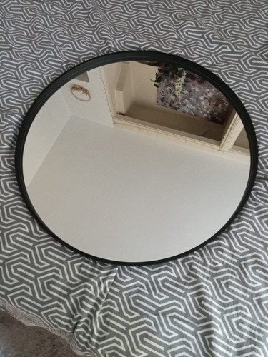 Grand miroir mural circulaire