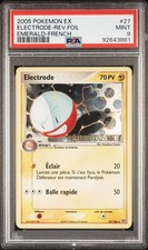 POKEMON ELECTRODE CARDS 27/106 HOLO REVERSE - EX EMERALD - PSA 9 - ASMODEE