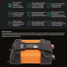 4000W Modified Sine Wave Inverter Vehicle Solar Inverter With LED Battery