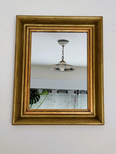 Miroir ancien bois - en, doré