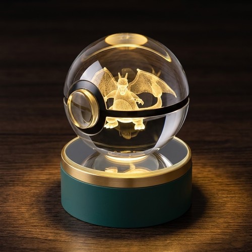 Crystal pokeball night - crystal,
