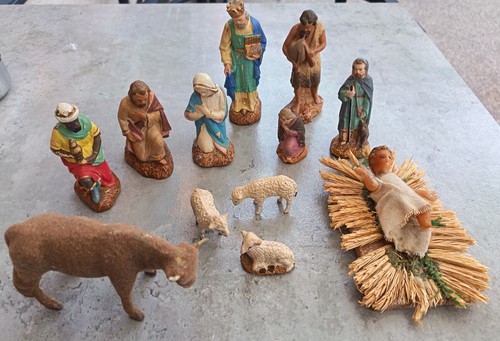 Anciens santons crèche - 12,