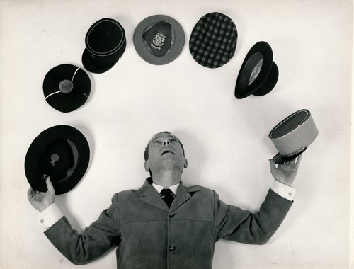 Publicité jonglage chapeaux - publicité,