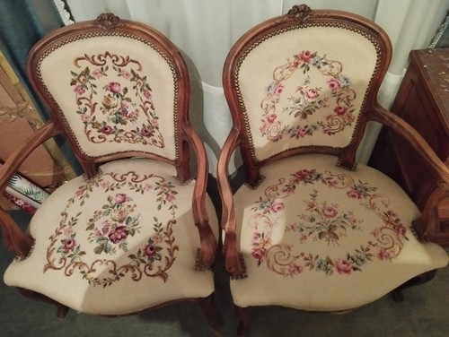 Paire jolis fauteuils - paire, 2