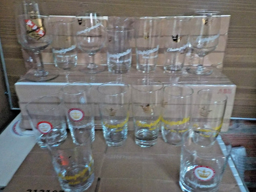 Verre ancien biere - 15,