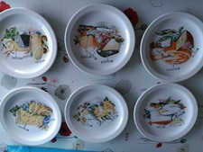 6 belles assiettes a fromage