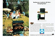 Advertising 078 1993 BBQ Lava Stone Camping Gauze Advertising (2 Page