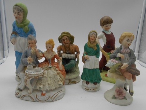Lot figurines en - de, 6