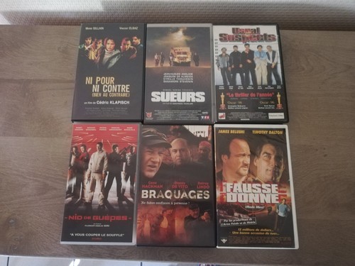 Lot cassettes vidéo vhs - 6,