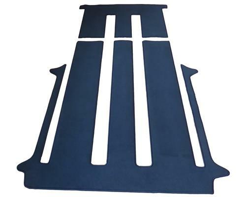 Tapis coffre gris velours - de,
