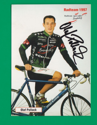 Cyclisme carte cycliste olaf - carte,