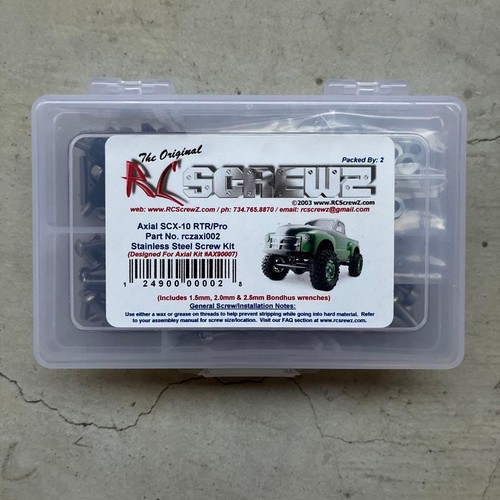 Kit vis inox - vis, scx10