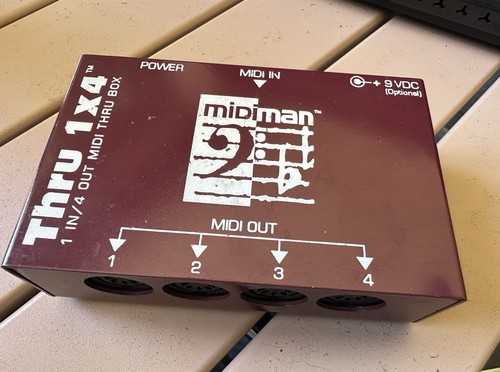New midiman thru - new, +