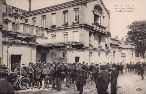 Cpa puteaux sortie des - cpa,