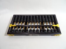 OLD ABACUS LOTUS FLOWER BRAND WOODEN CALCULATION INSTRUMENT ABACUS CHINA