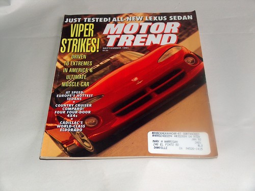 Moteur trend septembre 1991 - septembre,