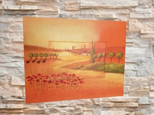Tableau peinture paysage - tableau,