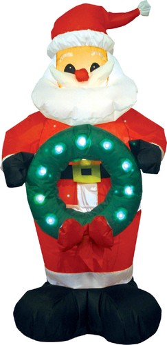 Selbstaufblasender père noël - père,