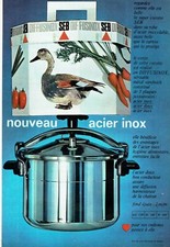 Advertising 089 1966 Seb Super Cooker Stainless Steel Diffusinox 