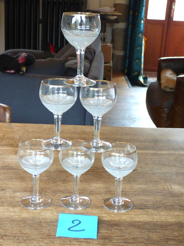 Série verres vin de - de,