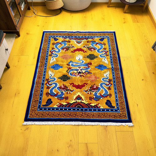 Tapis laine dragon - en,