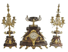 Napoleon III fireplace set pendulum clock clock uhr bronze clock