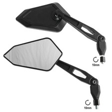 Miroir Retroviseurs Couple Motard Custom Moto Scooter approuvé 10mm Adaptateur