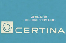 Pièce de montre / Watch parts Certina 23-65/23-651 - Choose from list HORLOGERIE