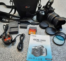 Canon EOS 350D 8.0MP Digital Camera, with Canon EF-S 18-55mm Zoom Lens + Bag