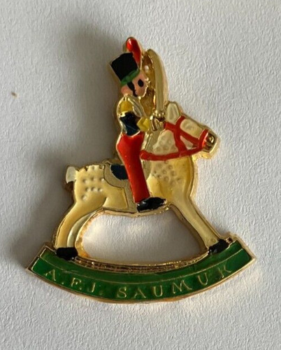 Pin cheval à bascule - cheval,
