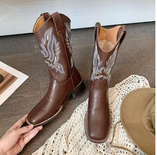 Bottes western cowboy femme - bottes,