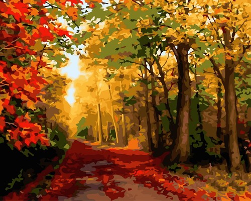 Peinture par numéros - cadre, en