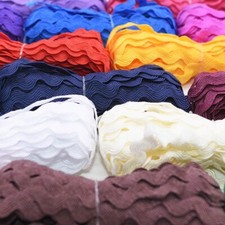 Ruban Croquet serpentine zig zag 8 mm x 3 mètres -  + de 10 couleurs au choix