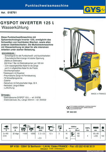 Gyspot punktschweissgerät - gyspot,