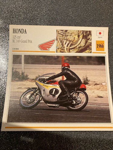 Carte fiche moto collection - moto,